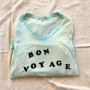 Wildfox pullover V neck sweater